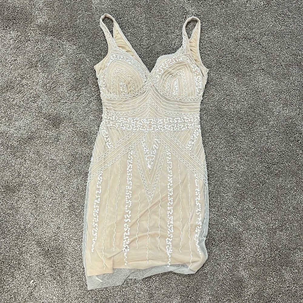 Bebe beads dress